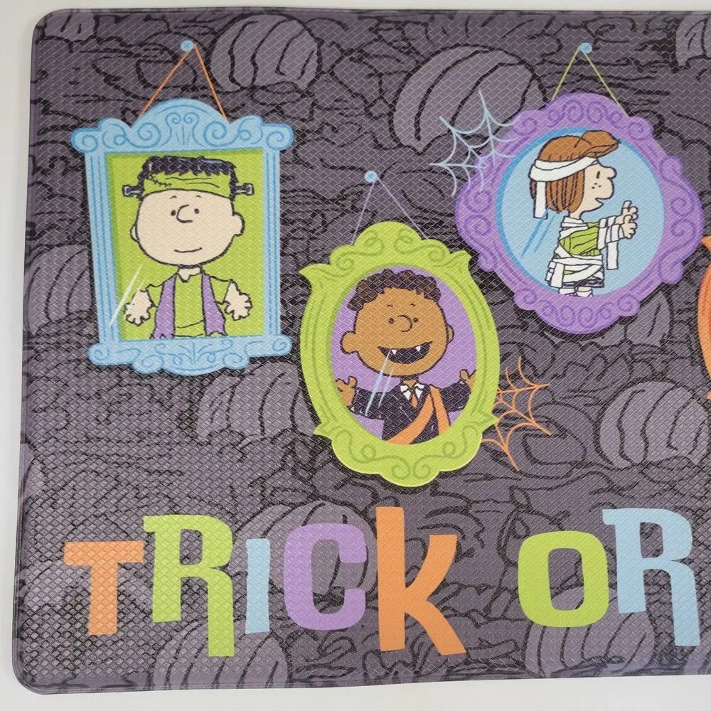 Peanuts Gang Snoopy Halloween ANTI-FATIGUE Mat 18x30 Kitchen Trick Treat Costume
